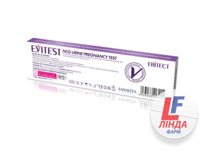 Evitest (Эвитест) Тест струйный для определения беременности 1шт-1