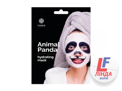 Fabrik Cosmetology Фабрик Косметолоджи Тканевая маска для лица увлажняющая Animal Panda Панда-0