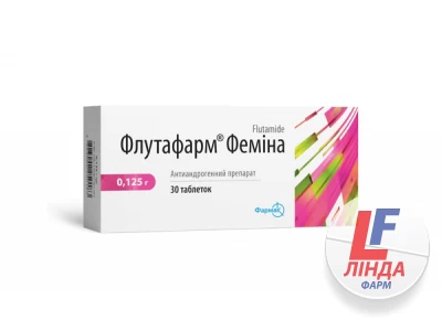 Флутафарм фемина таблетки по 0.125 г №30 (10х3)-0
