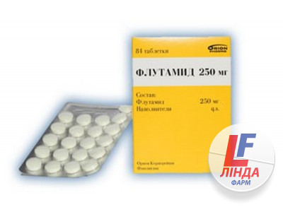 Флутамід таблетки по 250 мг №84 (21х4)-0