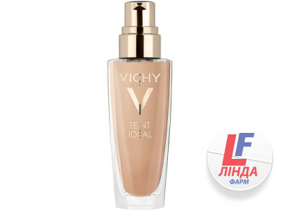Vichy Teint Ideal (Виши Тон Идеаль) Флюид тональный для нормальной и комбинированной кожи тон 25 песочный, 30мл-0
