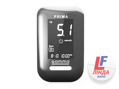 Gamma Diamond Prima (Гамма Даймонд Прима) Глюкометр система контроля уровня сахара в крови-0