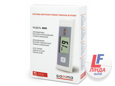 Gamma Mini (Гамма Мини) Глюкометр система контроля уровня сахара в крови-3