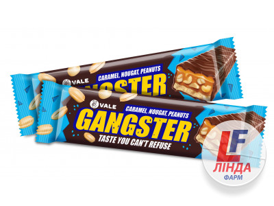 Gangster (Гангстер) Батончик с арахисом и нугой 50г-0