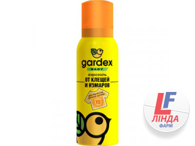 Gardex Baby Аерозоль від кліщів та комарів на одяг 100мл-0