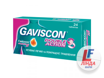 Гавискон двойного действия таблетки жевательные №24-1