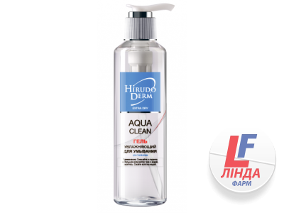 Гель для умывания Hirudo Derm Extra Dry (Гирудо Дерм Экстра Драй) Aqua Clean (Аква Клин) 180мл-0