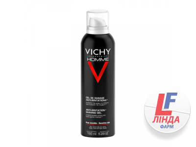Vichy Homme (Виши Ом) Гель-крем для бритья для чувствительной кожи 150мл-0