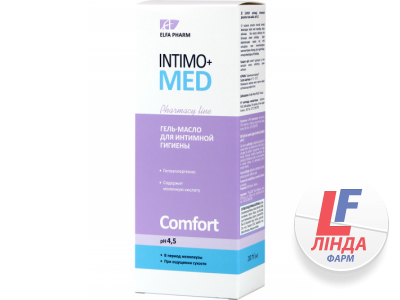 Гель-масло для интимной гигиены Intimo+med Comfort рН 4,5 200мл-0