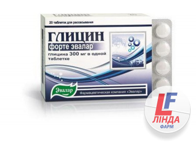 Глицин-Форте Эвалар 0.6г N 20-0