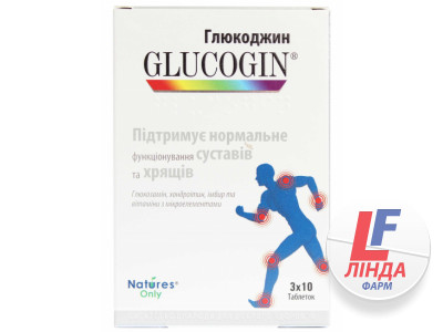 Глюкоджин таблетки 1560.45 №30 (10х3)-0