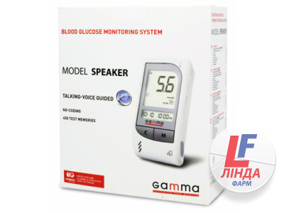 Gamma Speaker (Гамма Спікер) Глюкометр система контролю рівня цукру в крові-3