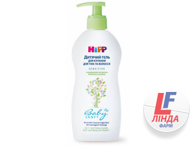 HiPP (Хипп) Babysanft Детский гель для купания для тела и волос 400мл-0