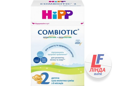 Сухая молочная смесь HiPP Combiotic 2, с 6 месяцев, 500 г-0
