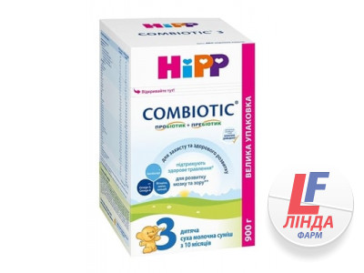 Сухая молочная смесь HiPP Combiotic 3, от 10 месяцев, 900 г-0