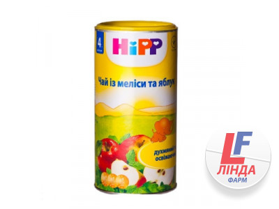 Чай HIPP (Хіпп) Меліса-яблуко 200г банку-0
