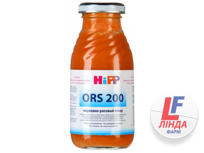 HiPP (Хипп) Отвар морковно-рисовый ORS 200мл-0