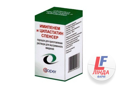 Іміпенем/Циластатин-Віста порошок для приготування розчину для ін'єкцій 500 мг/500 мг флакон №10-0