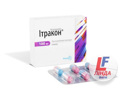 Ітракон капсули по 100 мг №6-0