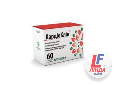 КардіоКлін капсули по 400 мг №60 (10х6)-0