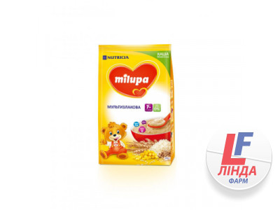Каша Milupa (Мілупа) безмолочна мультизлакова без цукру з 7 місяців 170г-0