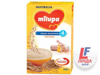 Каша Milupa (Мілупа) молочна гречана з 4 місяців 230г-0