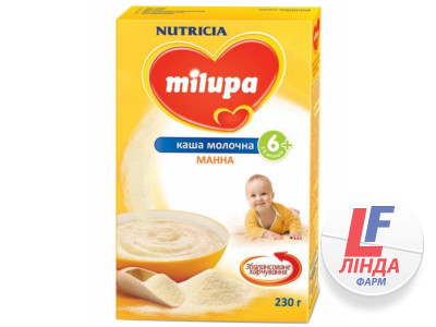 Каша Milupa (Милупа) молочная манная с 6 месяцев 230г-0