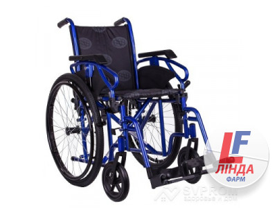 Коляска инвалидная стандартная OSD Millenium 3 OSD-STB3 (цвет голубой)-0