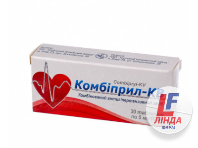 Комбиприл-КВ мг таблетки №30-0