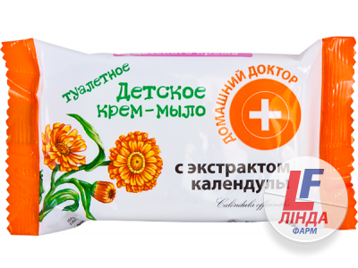 Домашний Доктор Крем-мыло детское с экстрактом календулы 70г-0