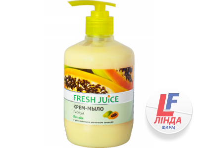 Крем-мыло жидкое Fresh Juice Папайя с дозатором 460мл-0