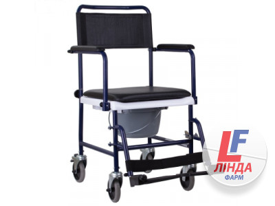 Крісло-каталка із санітарним оснащенням OSD-MOD-JBS367A-0