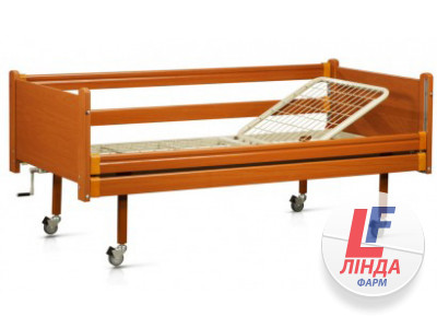 Кровать медицинская деревянная функциональная двухсекционная OSD-93-0