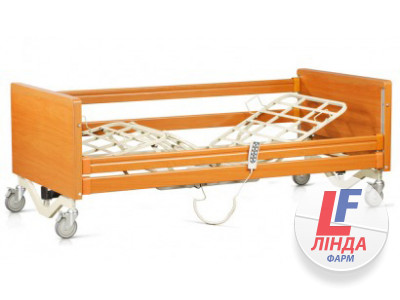 Кровать медицинская деревянная функциональная с электроприводом с металлическим ложем TAMI OSD-91+ медицинский матрас двухсекционный OSD-MAT-80x8x194-0