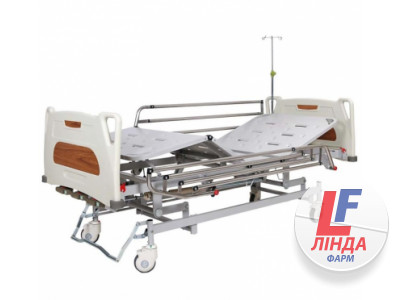 Кровать медицинская механическая с регулировкой высоты четырехсекционная OSD-9017-0