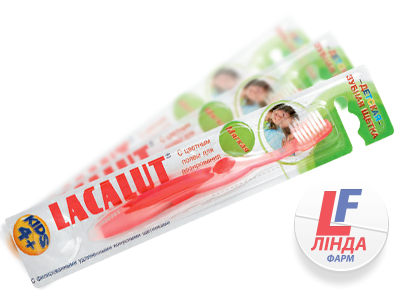 Зубна щітка Lacalut Kids від 4 років, 1 штука-0