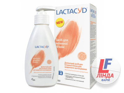 Лактацид (Lactacyd) средство для интимной гигиены  с дозатором 200мл-0