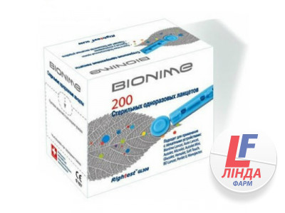 Ланцети Bionime Rightest GL300, 50 штук-0