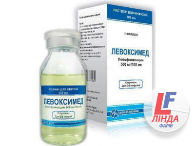 Левоксимед розчин д/інф. 500 мг/100 мл по 100 мл у флак.-0