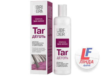 Librederm (Либридерм) Деготь Шампунь для волос любого типа и очищения кожи от жира и перхоти 250мл-0
