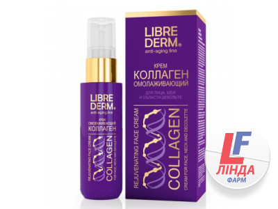 Librederm (Либридерм) Коллаген крем омолаживающий для лица, шеи и области декольте 50мл-0