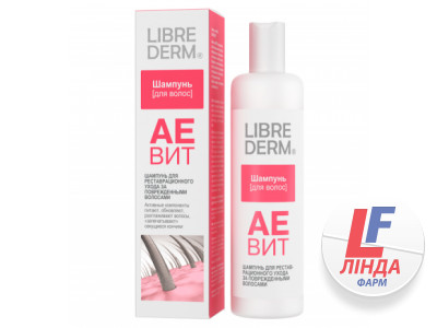 Librederm (Лібридерм) Шампунь АЕВІТ реставраційний догляд за пошкодженим волоссям 250мл-0