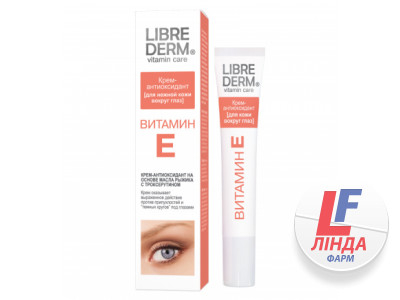 Librederm (Либридерм) Витамин Е крем-антиоксидант нежной кожи вокруг глаз 20мл-0