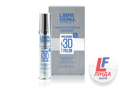 Librederm (Либридерм) Гиалуроновый филлер 3D Крем дневной для лица SPF15 30мл-0