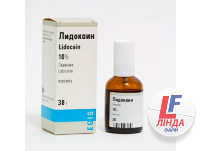 Лидокаин аэрозоль 10% флакон 38г-0