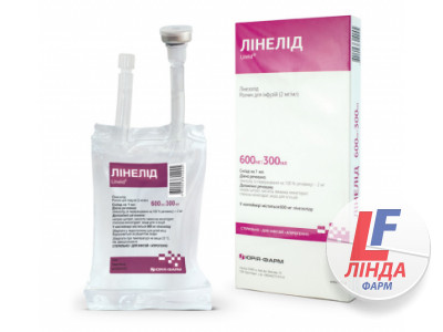 Линелид раствор для инфузий 2 мг/мл флакон 300 мл-0