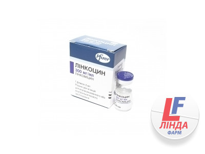 Лінкоцин розчин д/ін. 300 мг/мл по 2 мл №1 у флак.-0