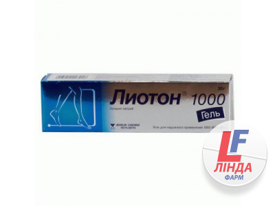 Лиотон 1000 гель туба 30г-0