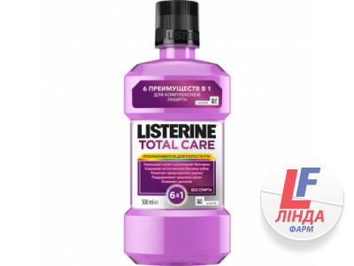 Listerine (Листерин) Ополаскиватель для полости рта Total Care 500мл-0