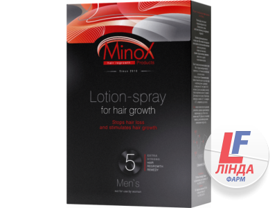 Minox5 (Минокс5) Лосьон-спрей средство для укрепления и роста волос у мужчин 50мл-0